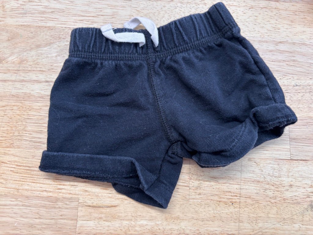 Carters Shorts – Size 3M (Black, Faded) - Nest and Sprout - Consignment