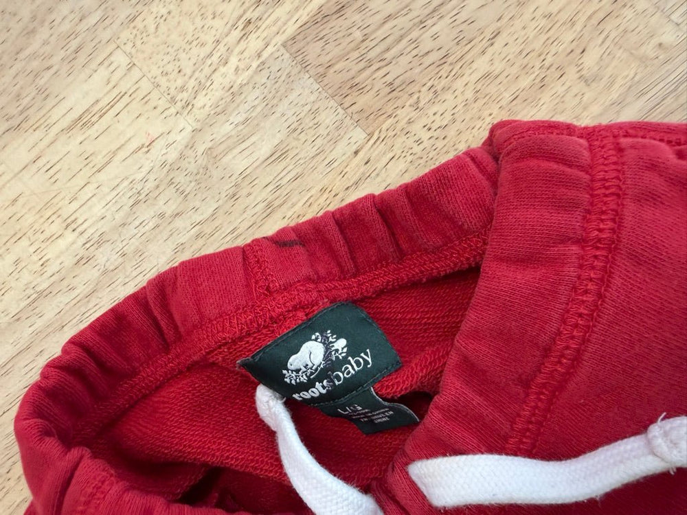 Roots Sweatpant shorts 3–6M | Red | Play - Nest and Sprout-Consignment