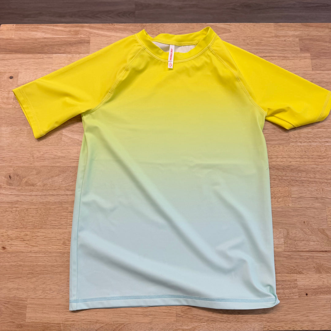Joe Fresh Rash Guard – 14 | Yellow Green Ombre Like New