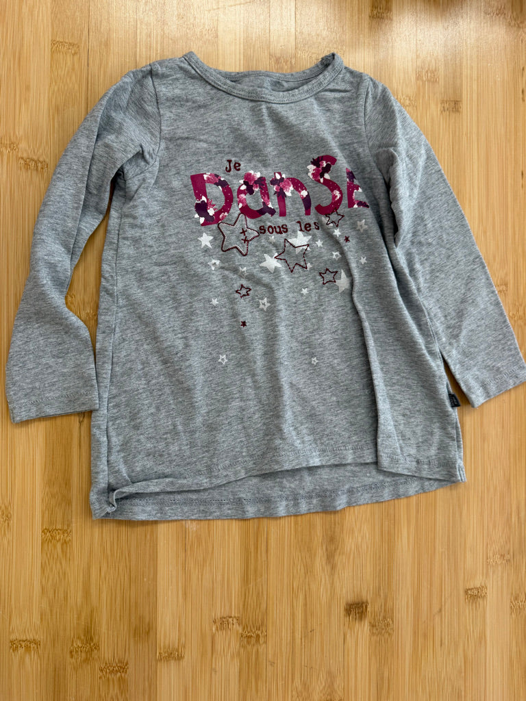 Souris Mini Danse Sous Le Grey Tunic Dress – 2 | Long Sleeve