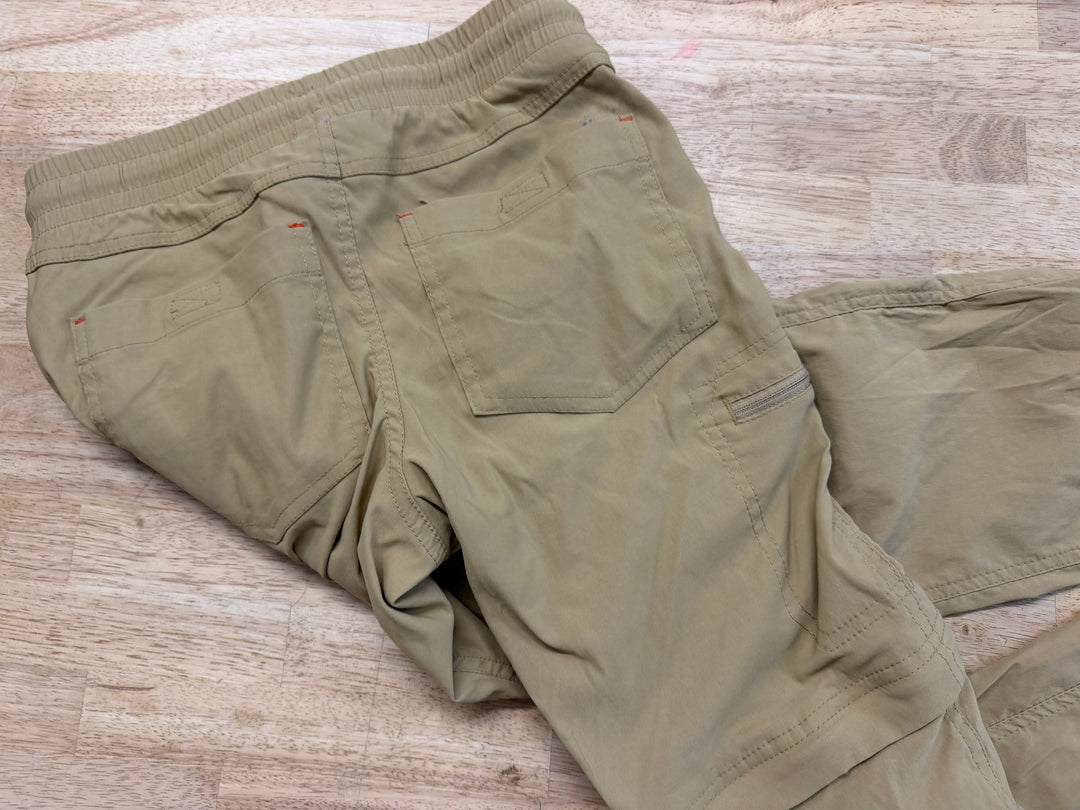 Eddie Bauer Kids Convertible Pant – 10/12 | Khaki | Zip-Off Legs