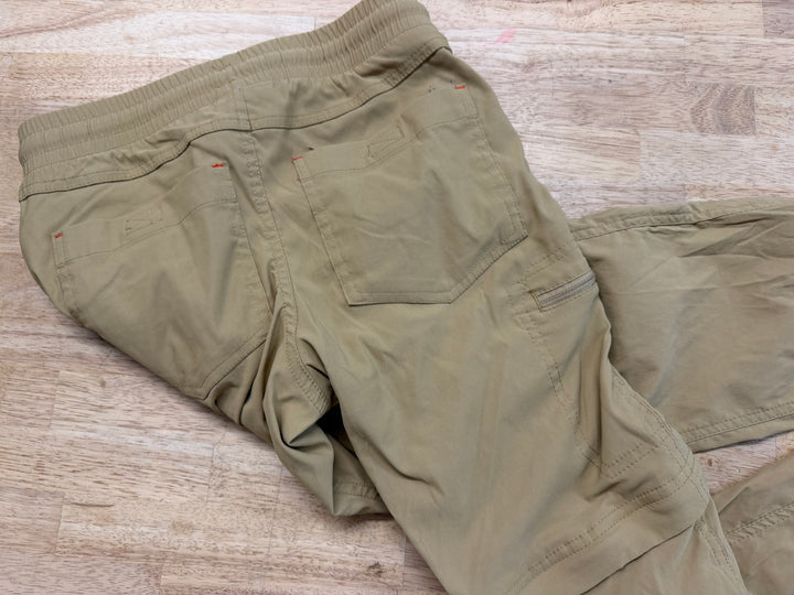 Eddie Bauer Kids Convertible Pant – 10/12 | Khaki | Zip-Off Legs