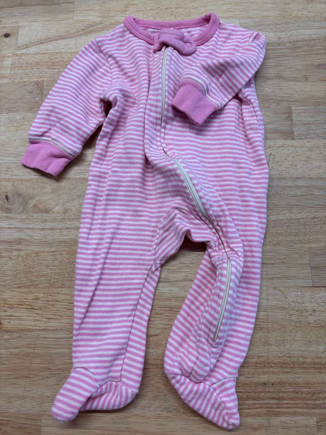 Touched by Nature Organic Pink Stripe Sleeper