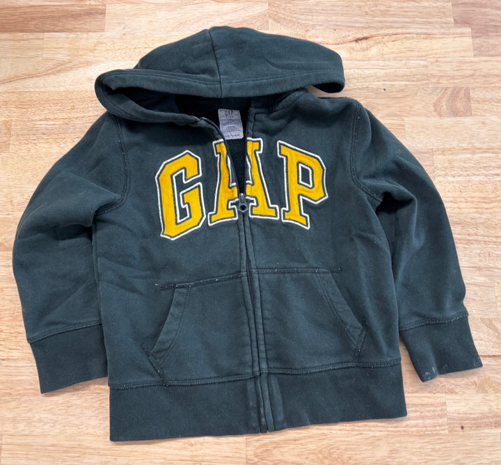 Gap Zip Hoodie 4–5Y – Forest Green