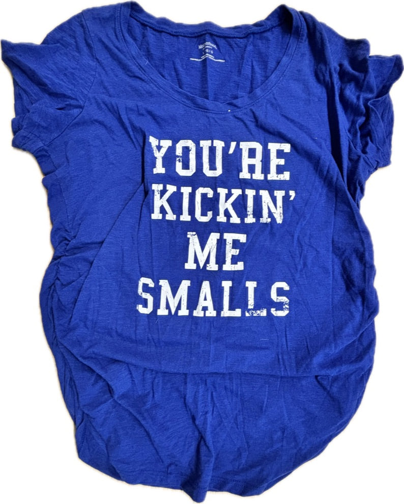 Motherhood Maternity Large “You’re Kicking Me” Tee