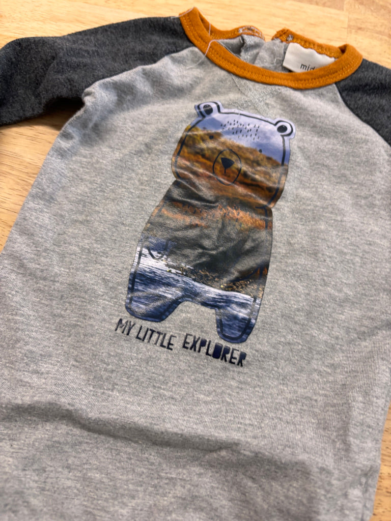 MID Two-Tone Bodysuit – 3–6 Months