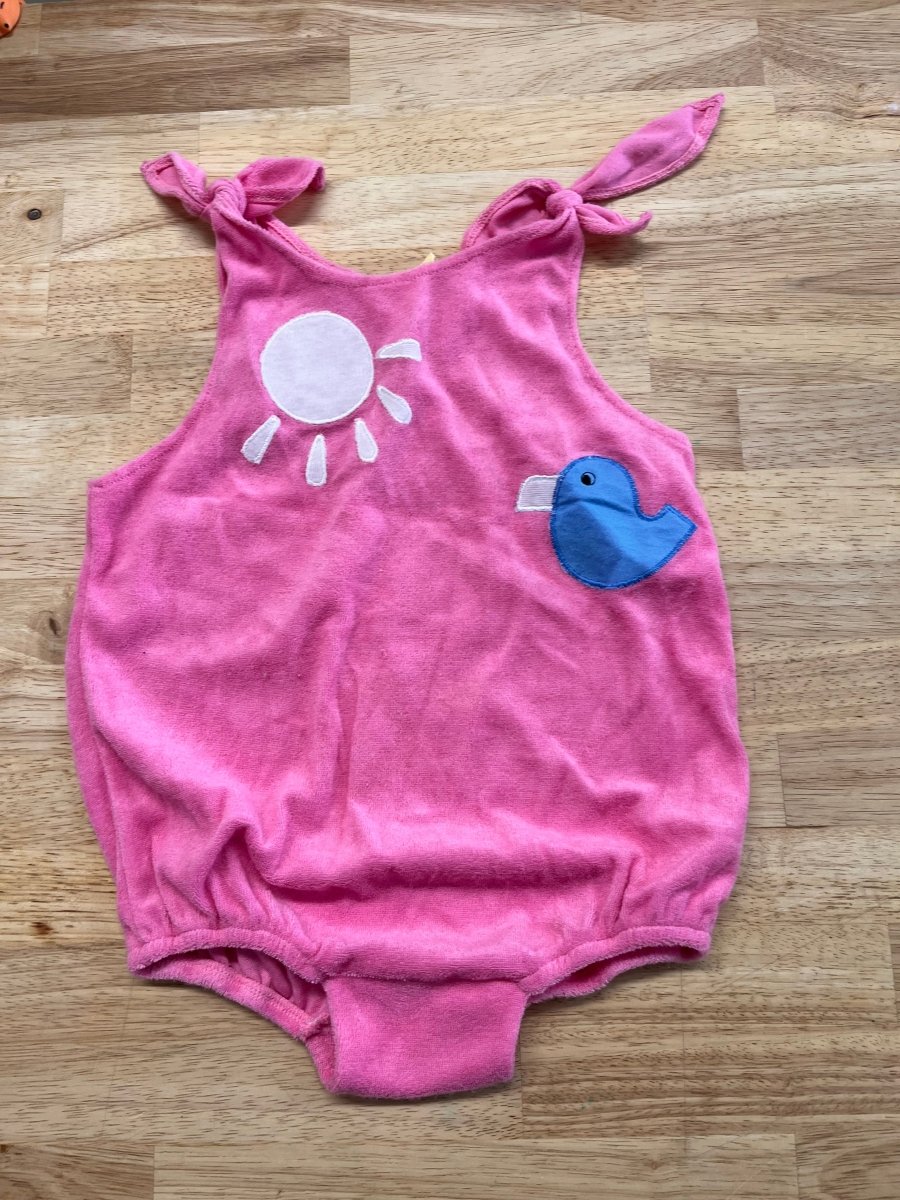 Sears Bubble Romper – 3X Bird & Sun - Nest and Sprout - Consignment
