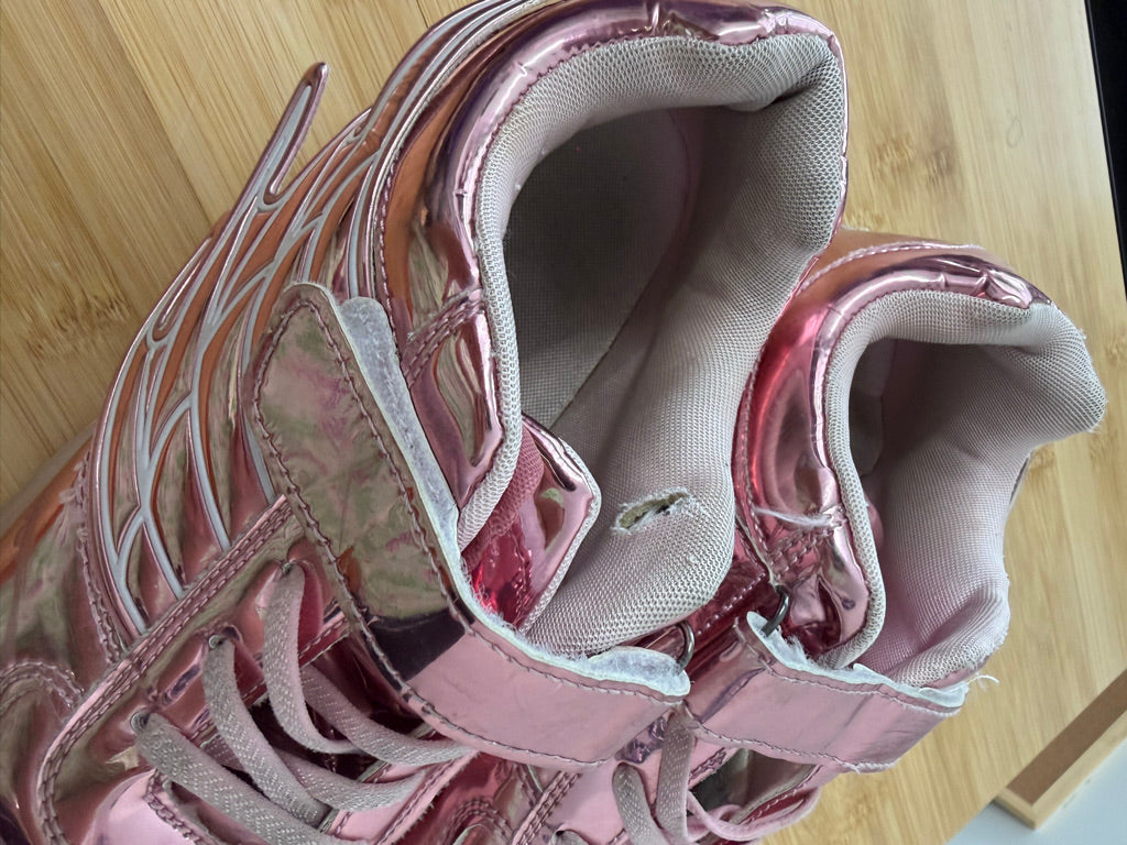 XBH Heeled Wheel Shoes – EU 38 (US 6) | Metallic Pink | Play