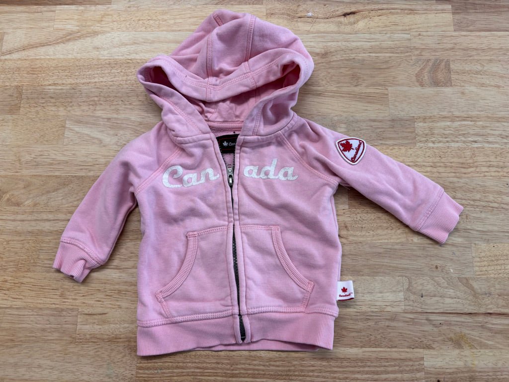 Canadiana 3 - 6 MONTH Hoodie - canada - Nest and Sprout - Consignment