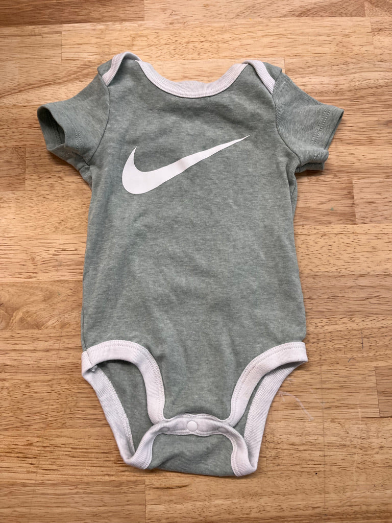 Nike 6M Heathered Green Bodysuit