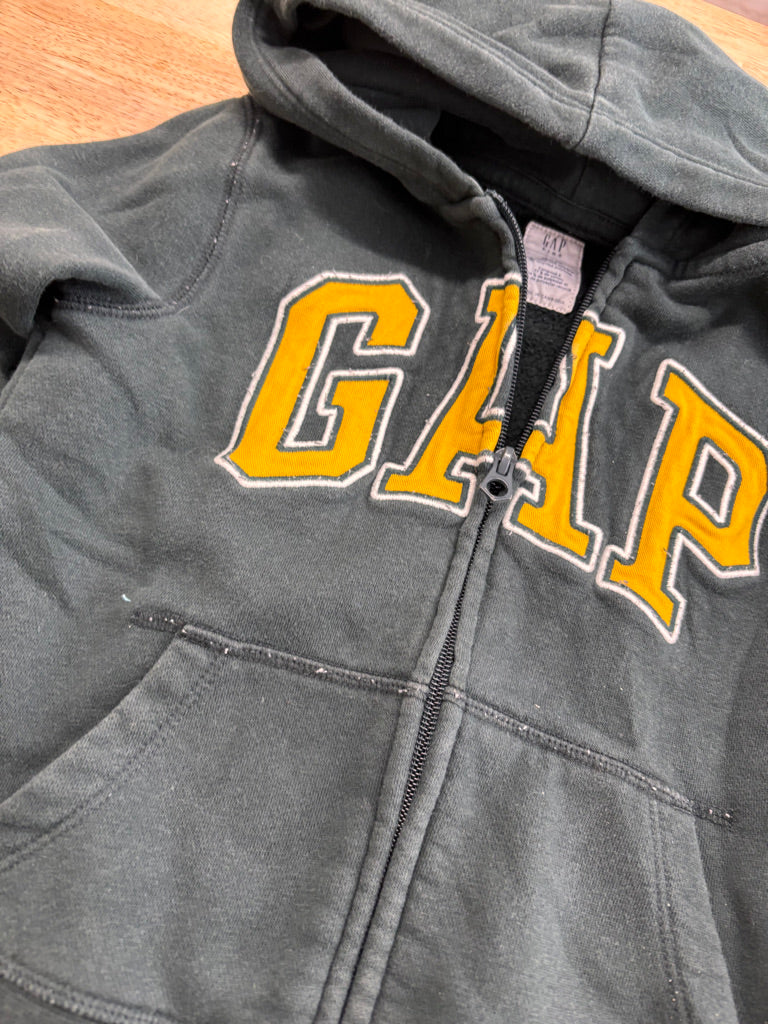 Gap Zip Hoodie 4–5Y – Forest Green