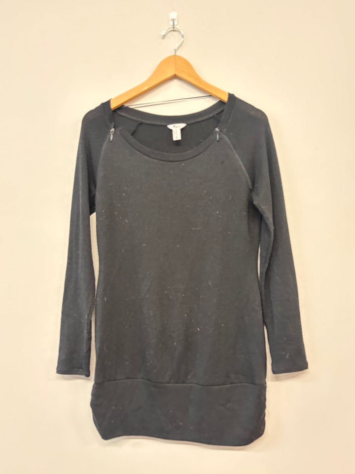 Thyme Maternity Nursing Top – Size S Black