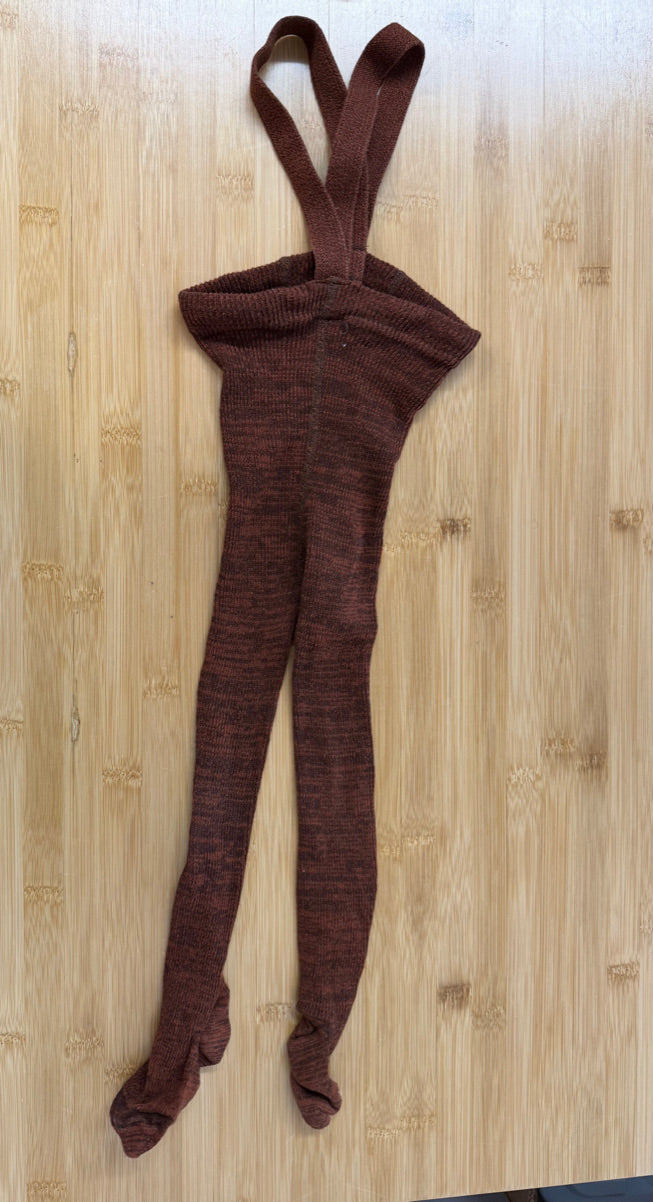 Silly Silas Tights – 62–68 (3–6M) | Brown Overall Style