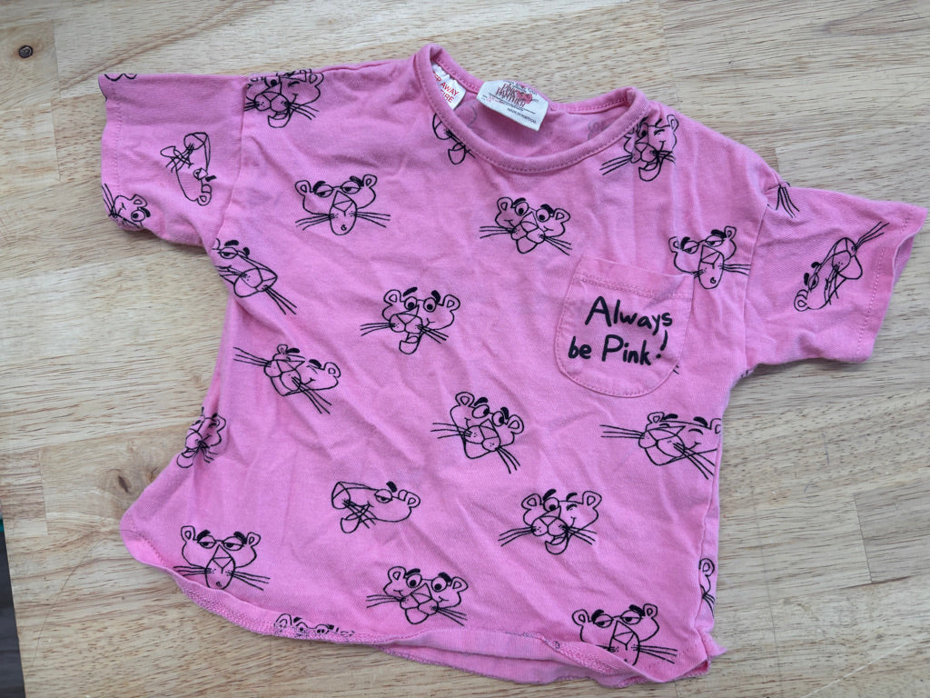 Zara Baby 3–6M Shirt – Pink Panther Collection