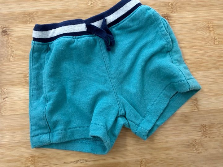 Carter's Terry Shorts – 12M | Light Blue Elastic Drawstring