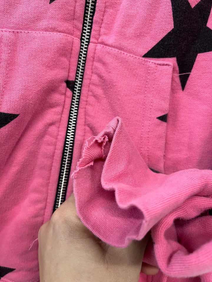 Nununu 12–14 Pink Star Zip Hoodie Play