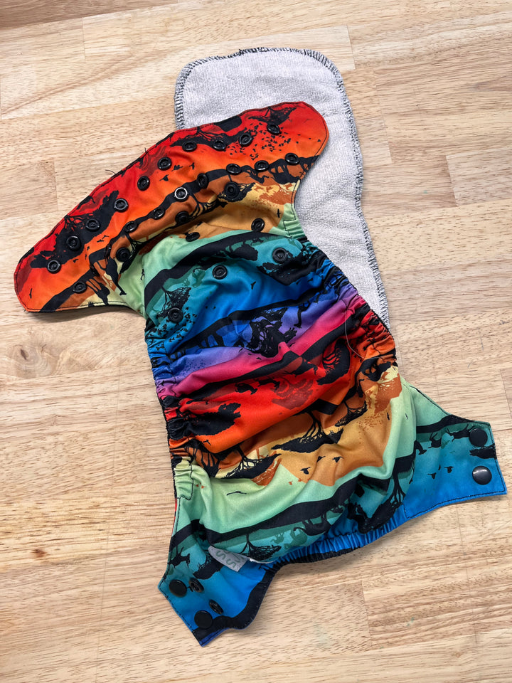 Nicki’s Diapers All-in-Two – OS (Safari Print)