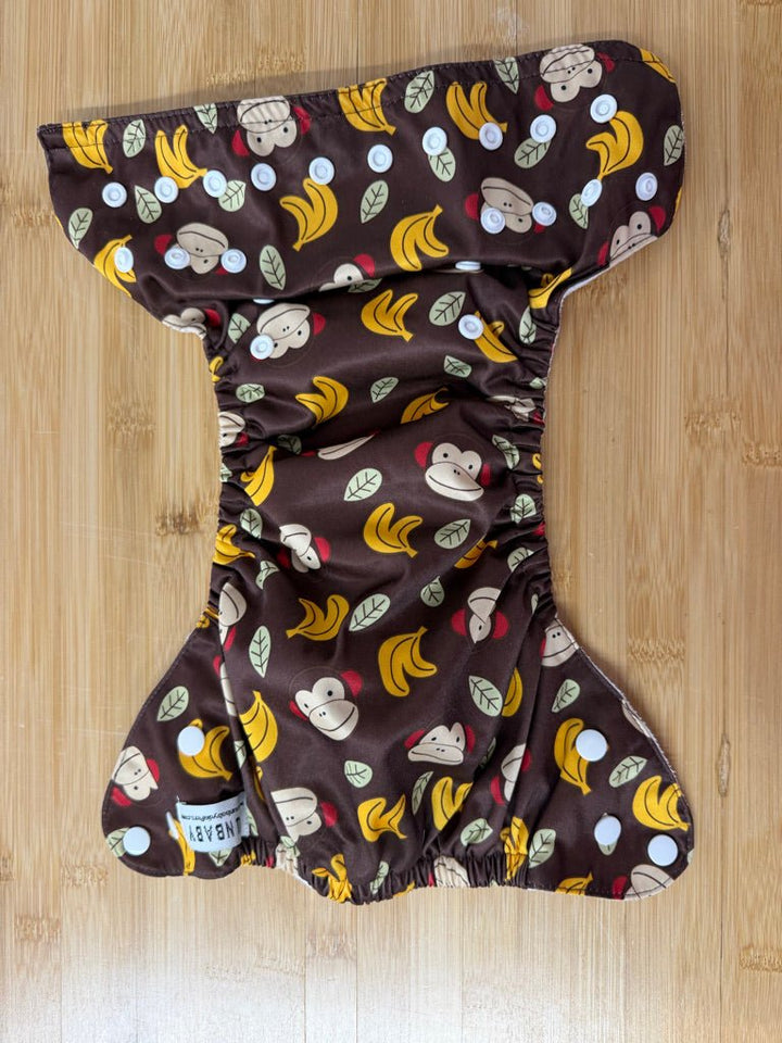 Sunbaby Pocket Diaper – Monkey Print