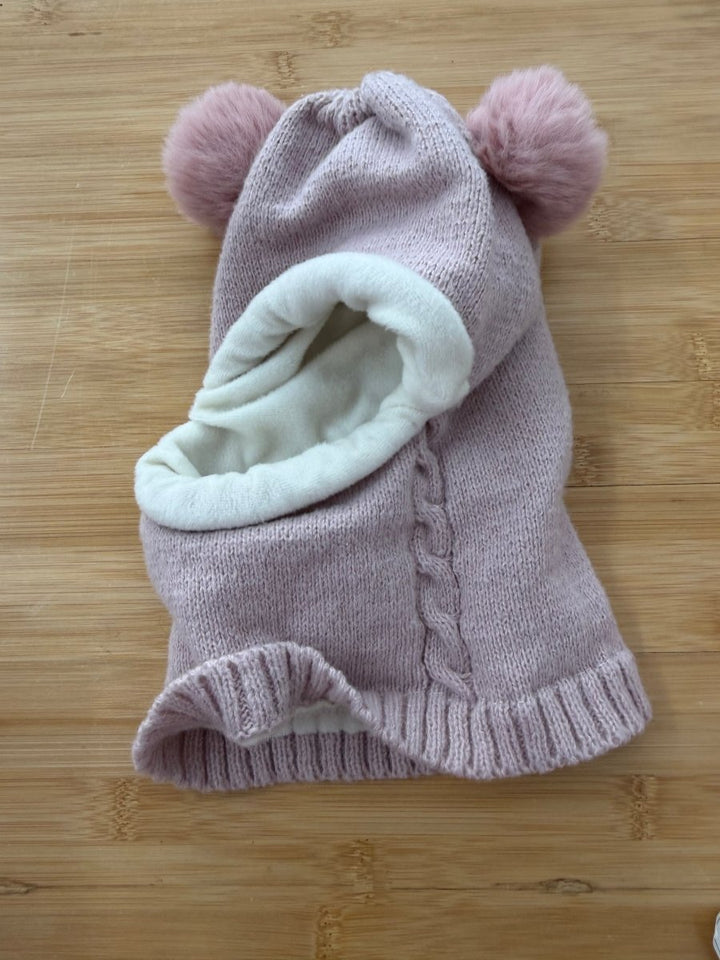Toddler Balaclava – 6-24 Months (Estimated) | Pink | Fleece Lined