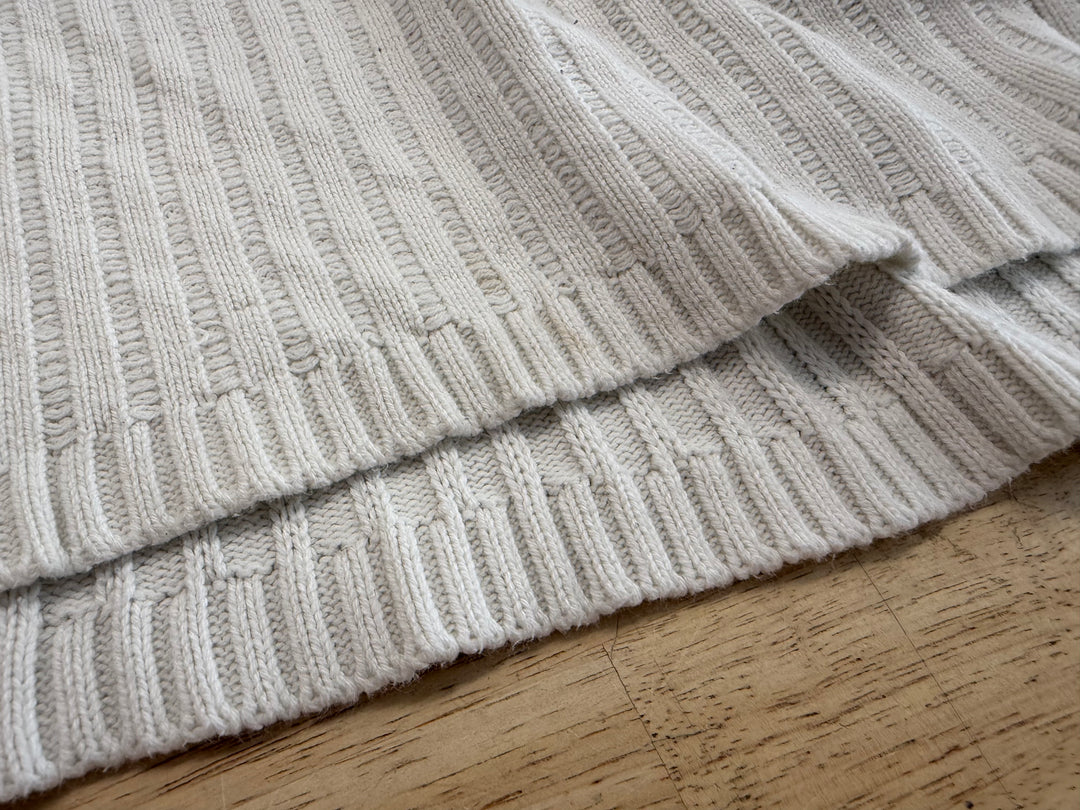 I Love J Knit Sweater – S (2/3Y) | Cream Long Sleeve