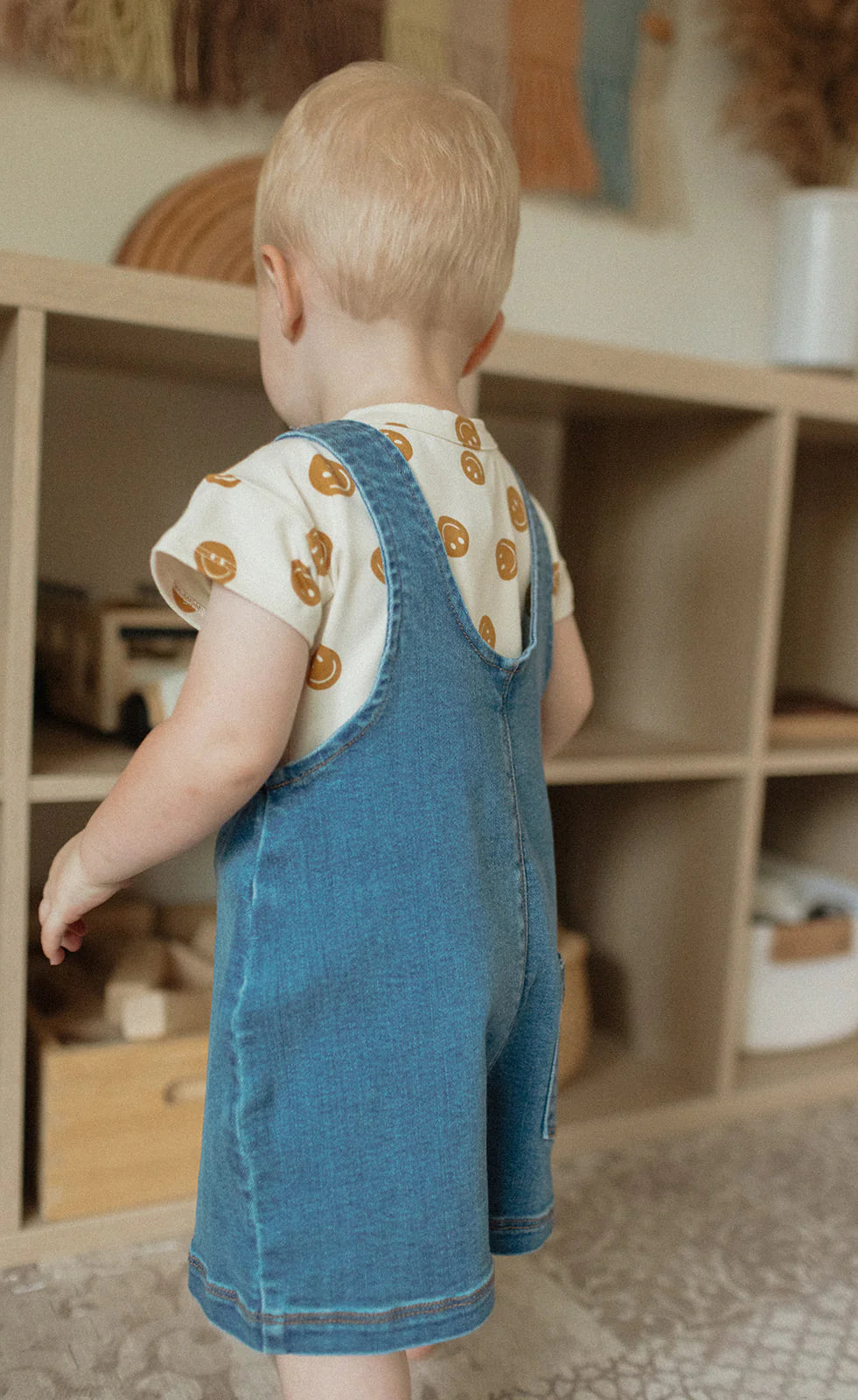 Jax & Lennon Kids Denim Shorts Overalls