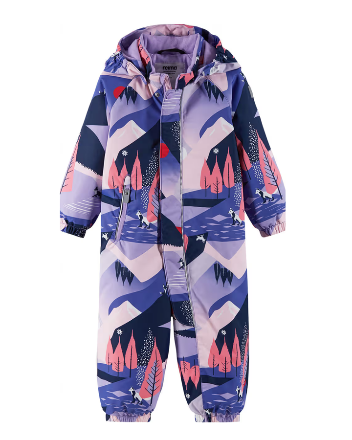 ReimaTec Puhuri Toddler Snowsuit – Breezy Violet | Waterproof Winter Overall