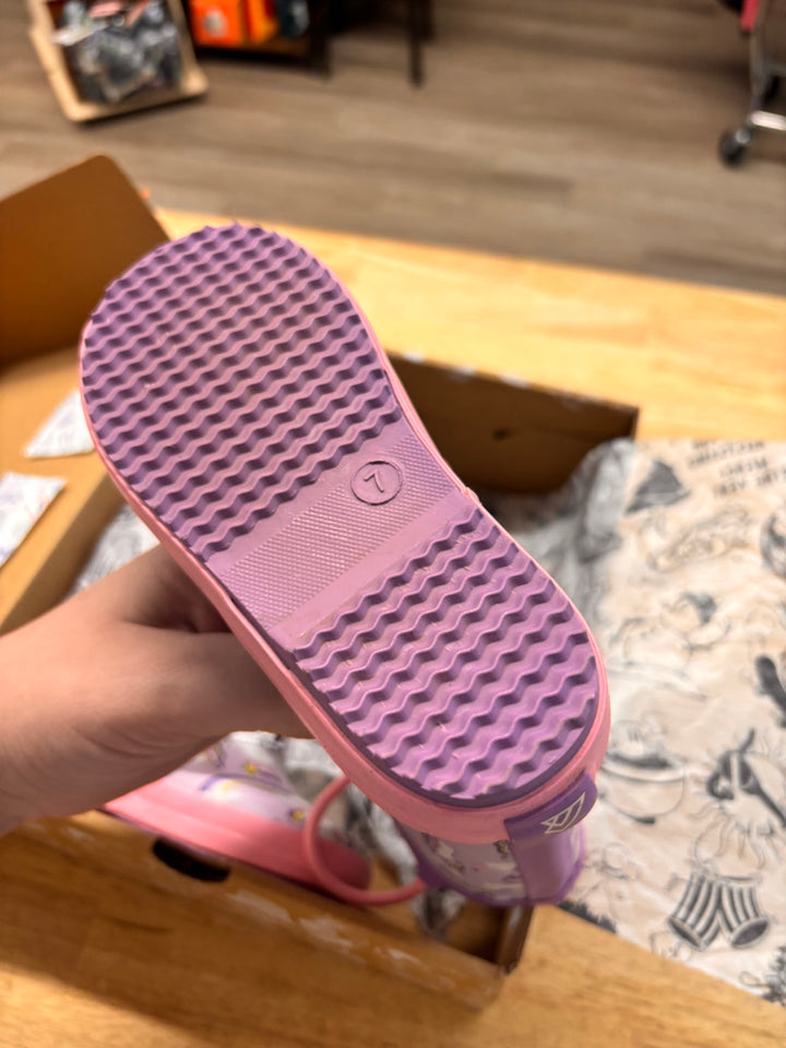 Ripzone Rainbow Orchid Rain Boots – 7 NWT