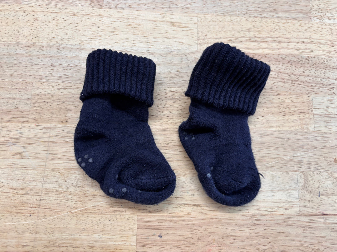 Thick Ribbed Socks 11–15 – Navy