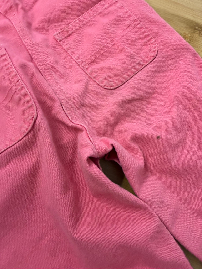 Carhartt Pink Denim Overalls – 12M | 100% Cotton | Play