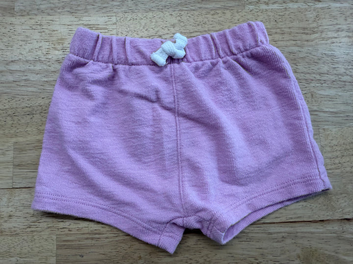 Carter's Terry Shorts – 3M | Pink Cotton