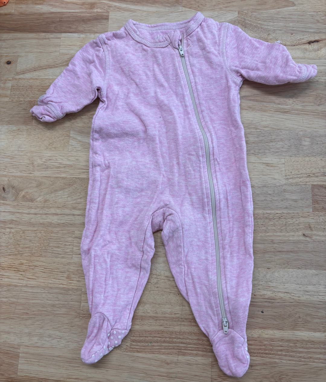 Juddlies 0-3M Sleeper - Pink Footed