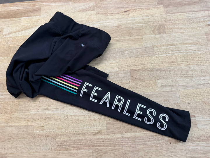 Athletic Works Black Leggings – L (10.5) | Logo