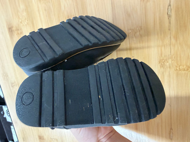 Joe Fresh Black Ankle Boots – 8 | Velcro & Lace Great Condition