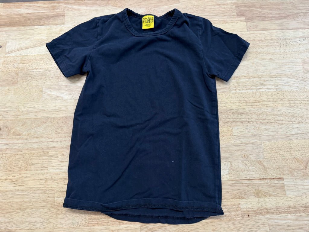 More Than a Fling Organic Short Sleeve Shirt – 134–140 | Black - Nest and Sprout-Consignment