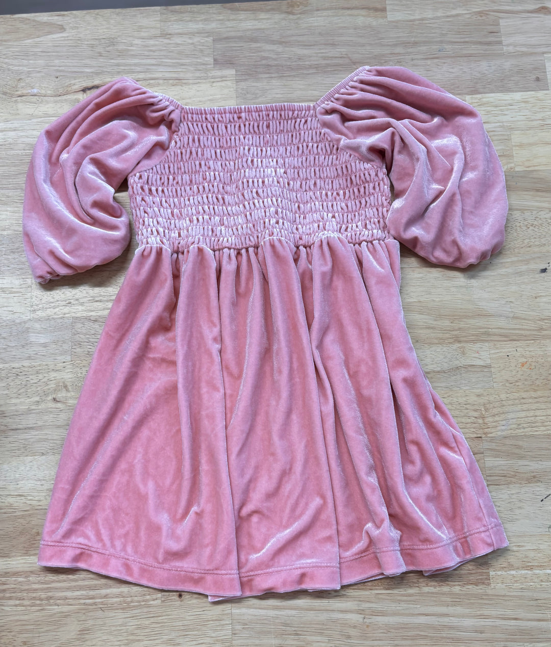 Old Navy Velour Smocked Dress 3T