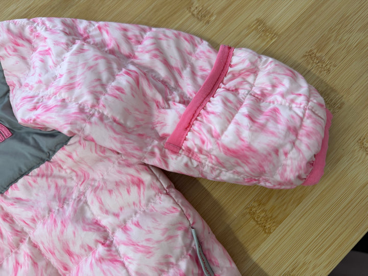 The North Face Thermoball Jacket – 3–5M | Pink Fold-Over Hands & Hood Polyester Fill