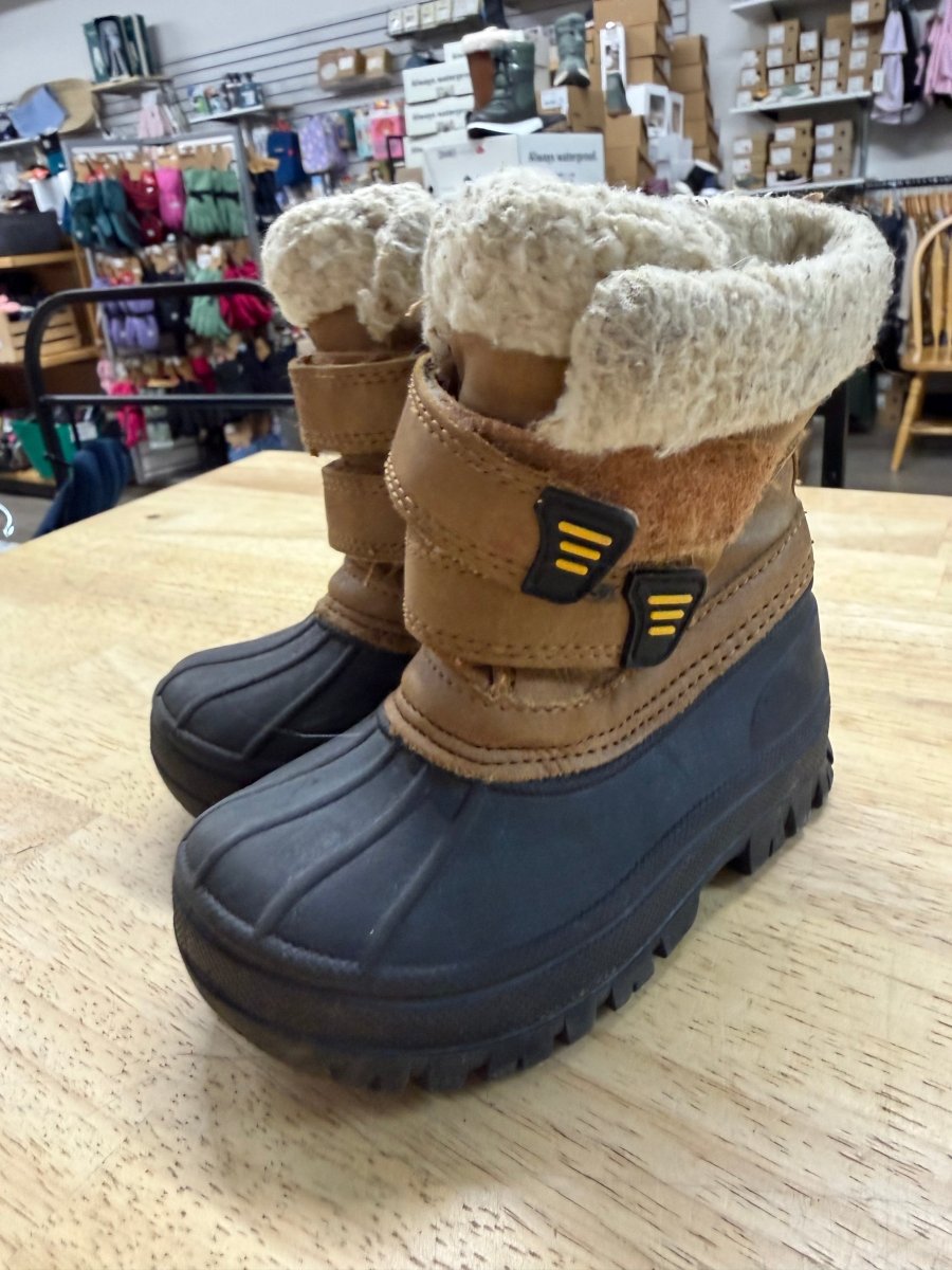 Joe Fresh Galosh Snow Boots – 6 | Double Velcro - Nest and Sprout-Consignment