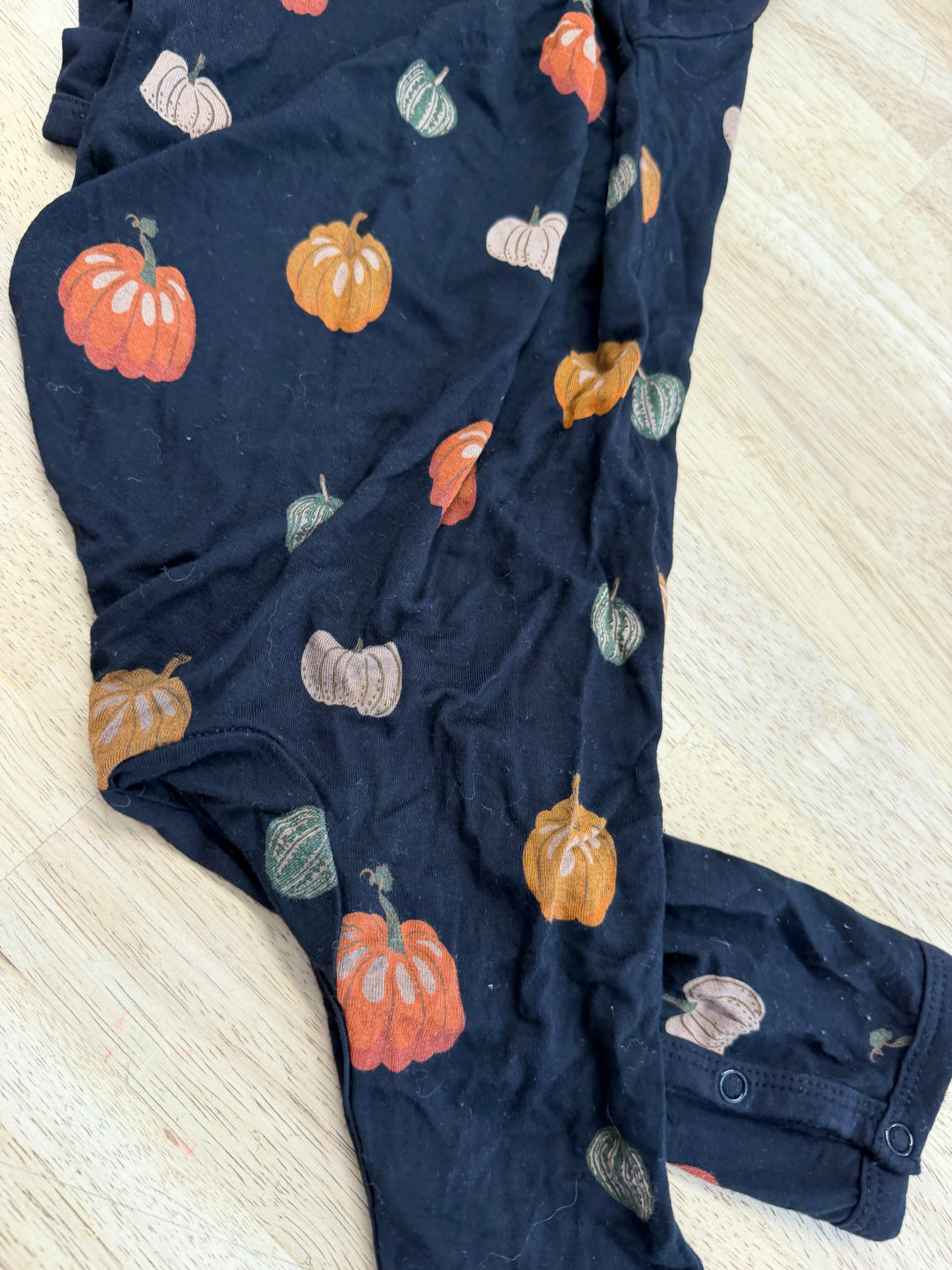 Kyte Baby Pumpkin Romper – 18–24M | Black | Holiday