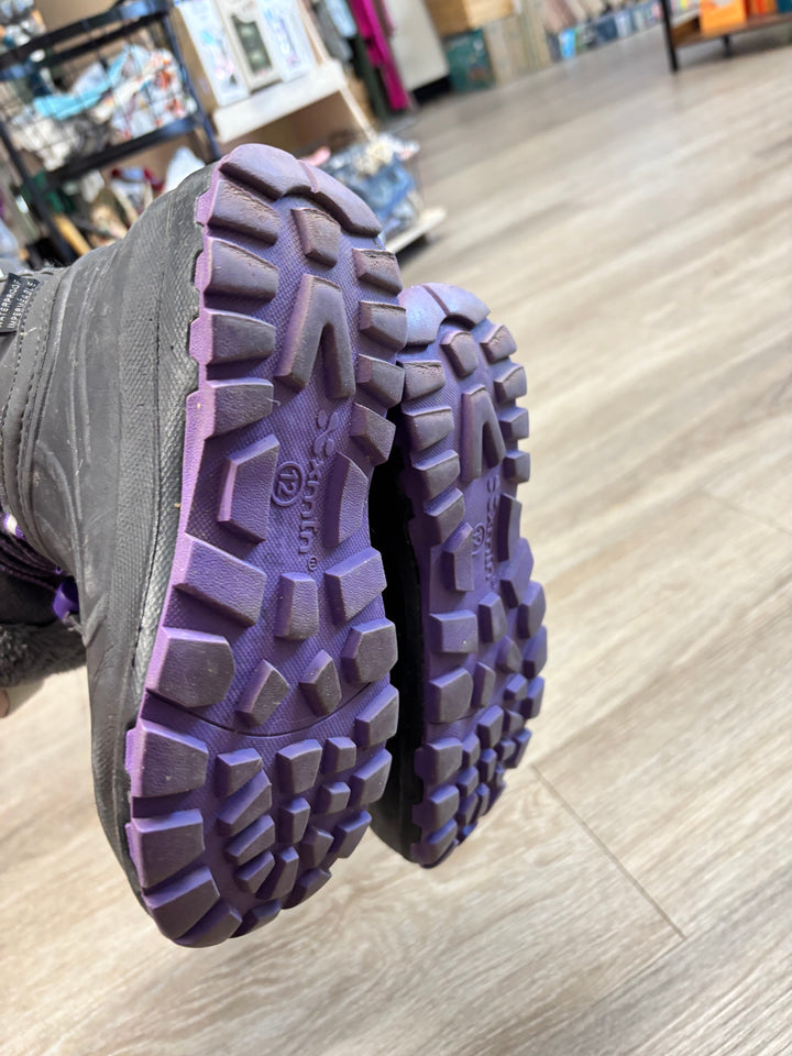 XMTN Black Purple Winter Galoshes | Size 12