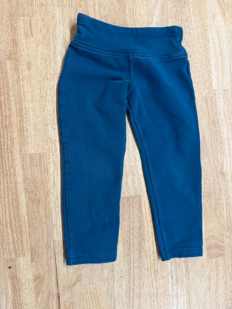 Peekaboo Beans Leggings – 2 | Turquoise Heavier Weight