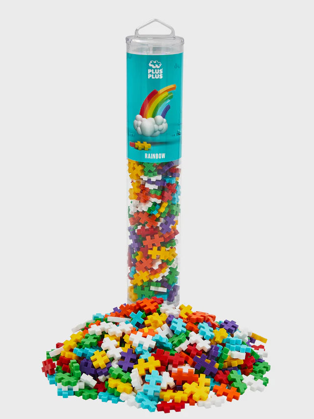 Plus-Plus Tube Rainbow Mix - 240pcs