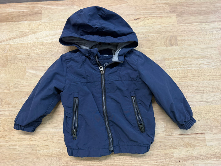 Baby Gap Lined Jacket – 12–18M | Navy Grey Lining Lightweight