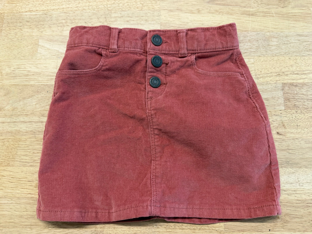 Old Navy Corduroy Skirt Coral Velvety | Size 4T