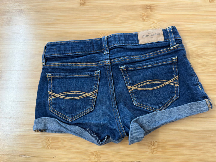 Abercrombie Kids Denim Shorts – 10 | Medium Wash Rolled Leg