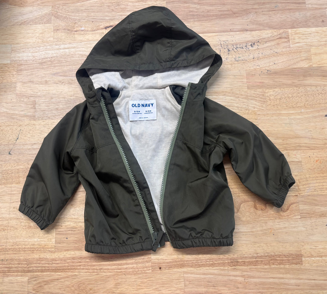 Old Navy Forest Green Lightweight Jacket 6-12M