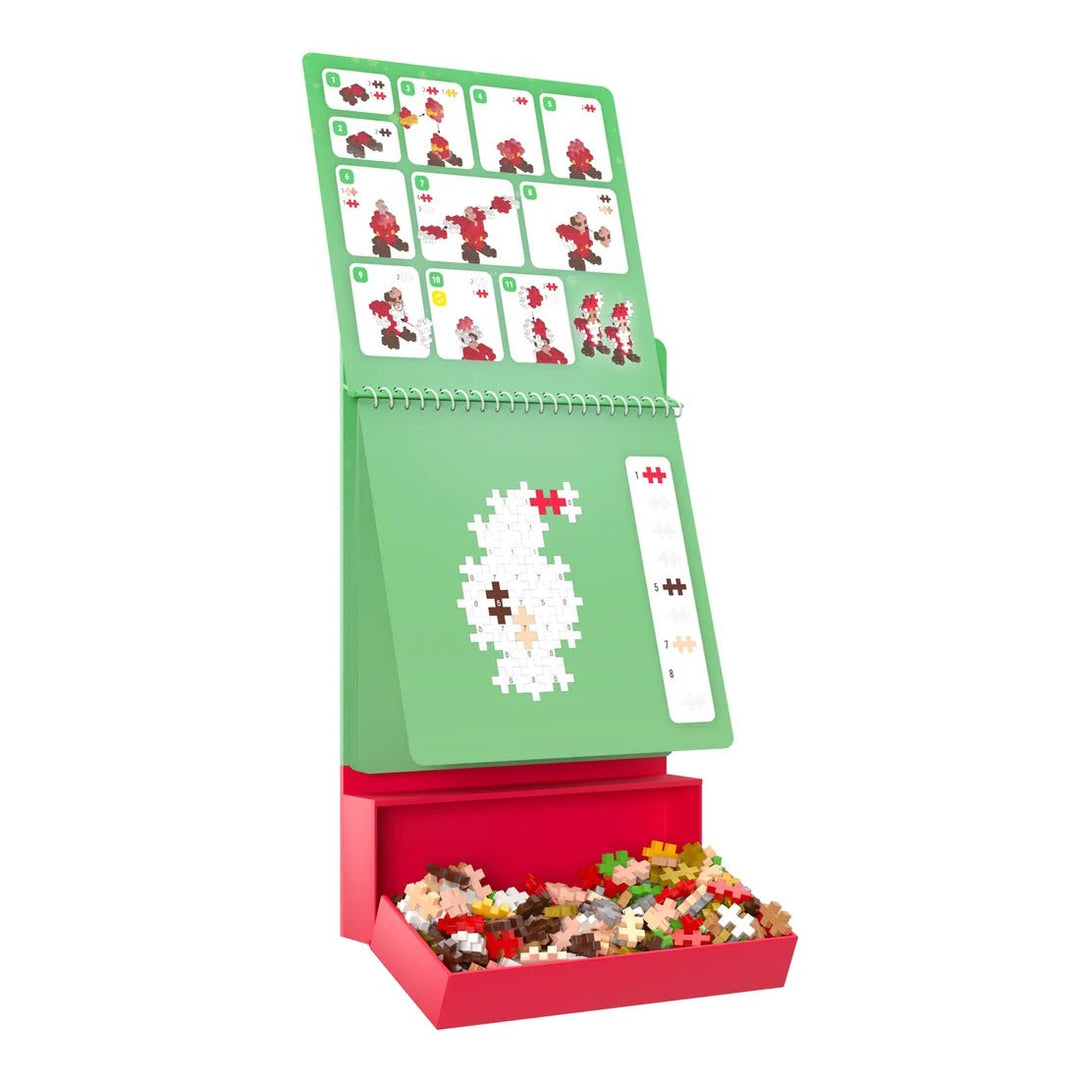 Plus Plus Puzzle by Number – Christmas (125 Pieces) - Nest and Sprout-Plus Plus