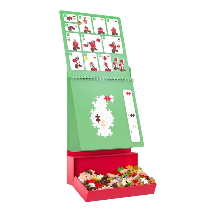 Plus Plus Puzzle by Number – Christmas (125 Pieces) - Nest and Sprout-Plus Plus