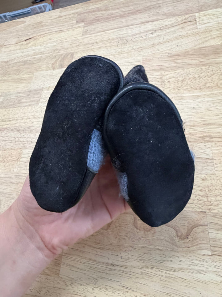 Nooks Wool Booties – 4 (EU 19) | Black & Blue Excellent