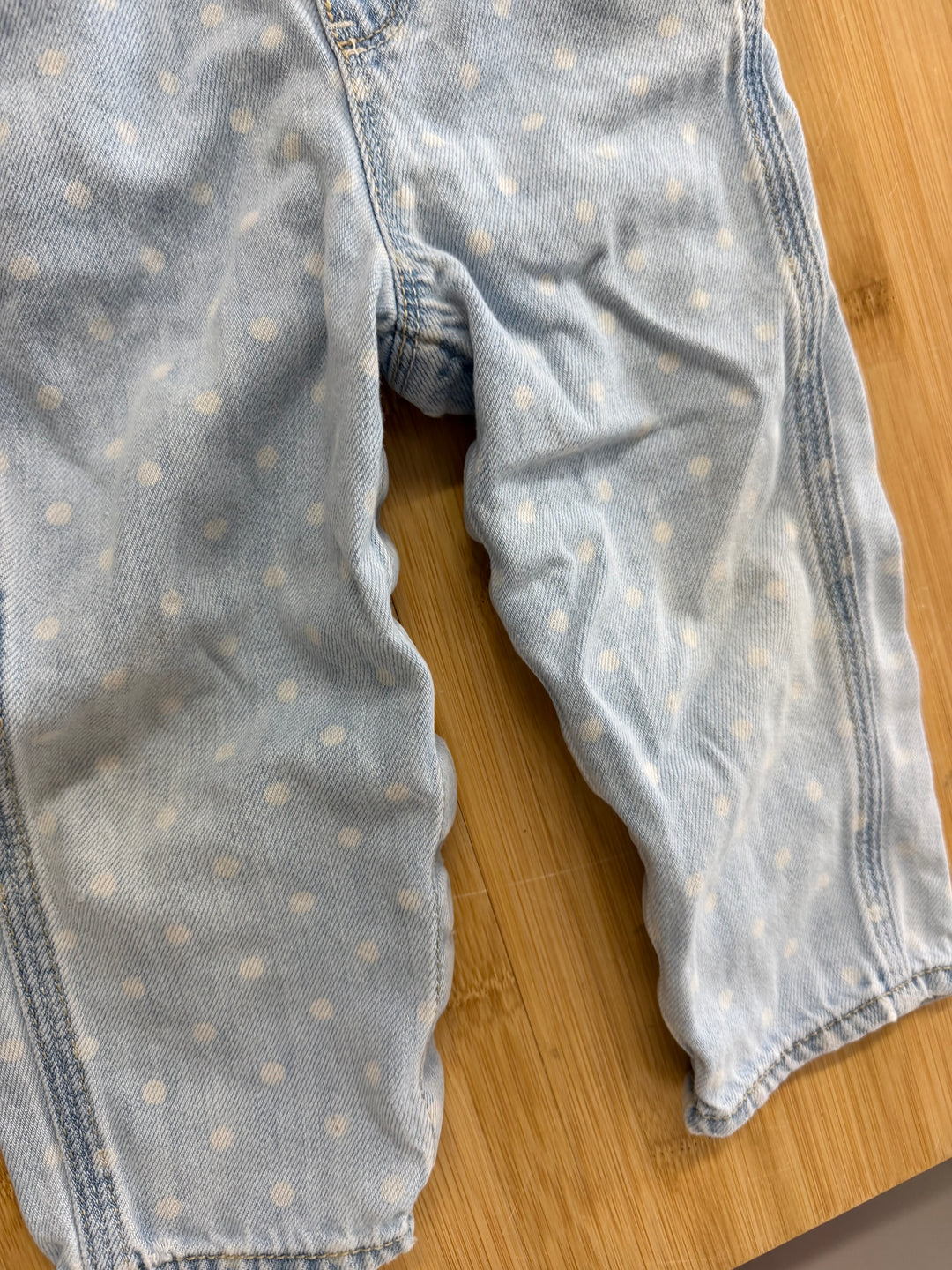 OshKosh Overalls – 24 Months | Straight Wash | Pink Hearts