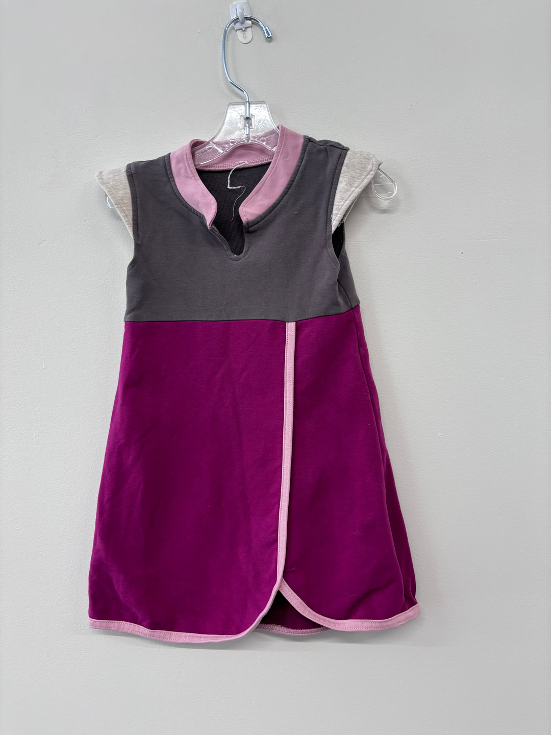 Peekaboo Beans Pixie Dress (Size 3, Cherry Jubilee)